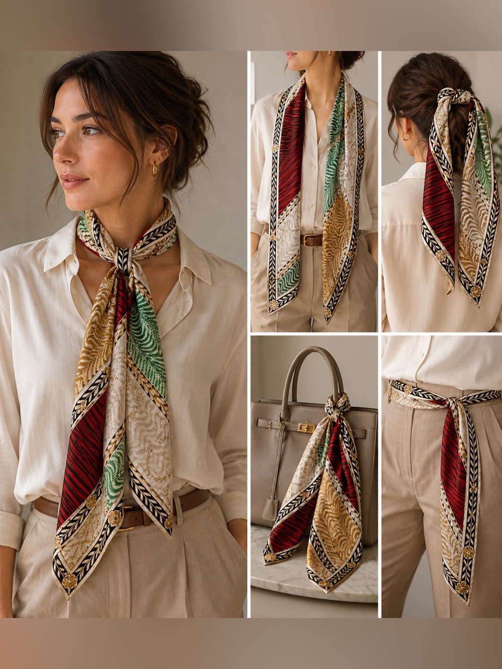 The Metropolitan Museum of Art Exclusive 100% Silk Oblong Scarf 19x62 Art Print